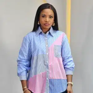 3-TONE STRIPE 3/4 SHIRT