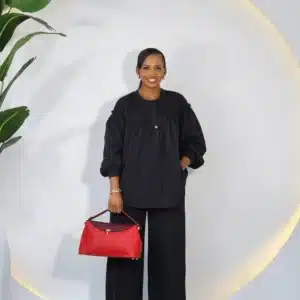 BUBBLE LONG SLEEVE KNIT INSERTED TOP - Image 8