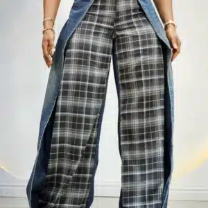 CHECKERS FRONT MOM JEAN - Image 2