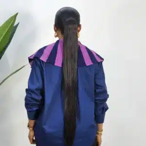 KNIT CAPE SHOULDER KNOT SHIRT - Image 6