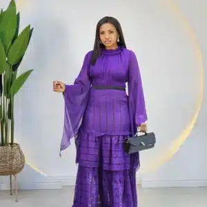 LACY BELL SLEEVE GYPSY MAXI DRESS - Image 2