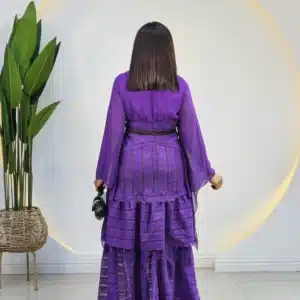 LACY BELL SLEEVE GYPSY MAXI DRESS - Image 3