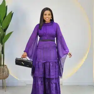 LACY BELL SLEEVE GYPSY MAXI DRESS