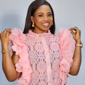 LACY RUFFLE ELASTIC WAIST BAND TOP - Image 2