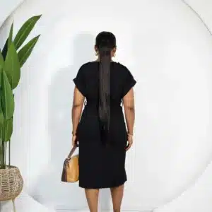 MILITARY INSPIRED BUTTON DOWN DRESS - Image 4