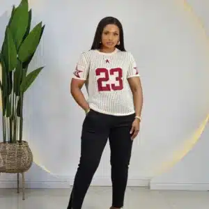 NUMBER INSCRIBED KNIT TOP - Image 3