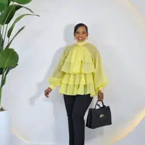 ORGANZA FRONT LAYER KNOT TOP - Image 3