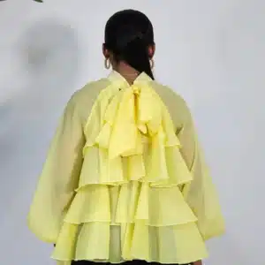 ORGANZA FRONT LAYER KNOT TOP - Image 5