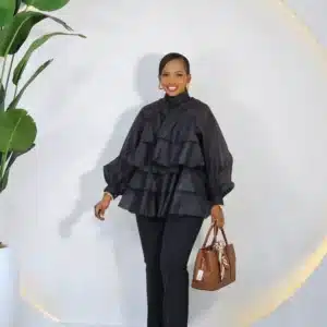 ORGANZA FRONT LAYER KNOT TOP - Image 4