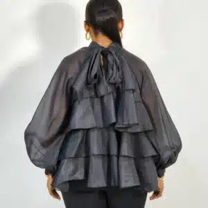 ORGANZA FRONT LAYER KNOT TOP - Image 6