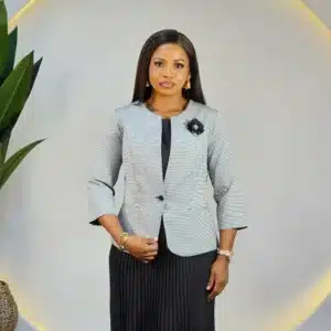 PLEAT DRESS & JACKET SET - Image 4