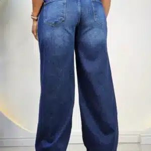 SIDE TRIM PALAZZO MOM JEANS - Image 6