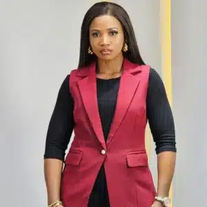 SLEEVELESS KIMONO BLAZER - Image 3