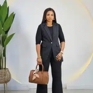 SLEEVELESS KIMONO BLAZER - Image 8