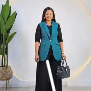 SLEEVELESS KIMONO BLAZER - Image 6