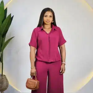 DEEP HEM TSHIRT & PANT SET - Image 5