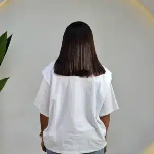 DETAILED SHOULDER ROUND NECK TOP - Image 3