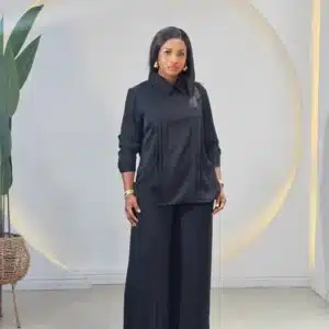 DOUBLE SIDE PLEAT COLLAR SHIRT - Image 3