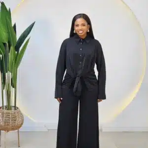 FRONT KNOT BUTTON DOWN SHIRT - Image 8