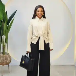 FRONT KNOT BUTTON DOWN SHIRT - Image 7