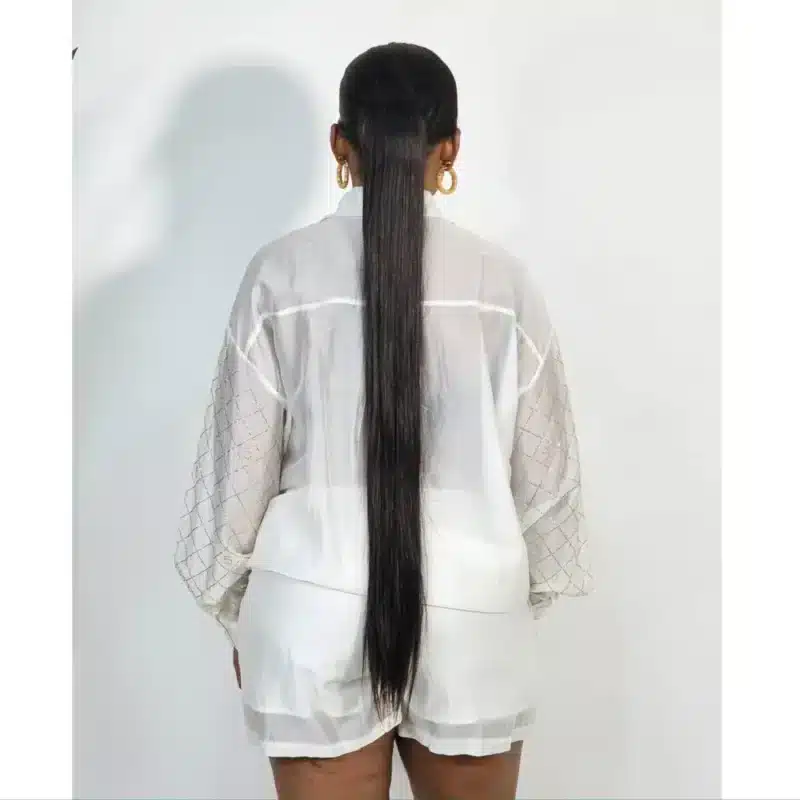 FRONT STUD SHIRT & SHORT 2IN1 - Image 6