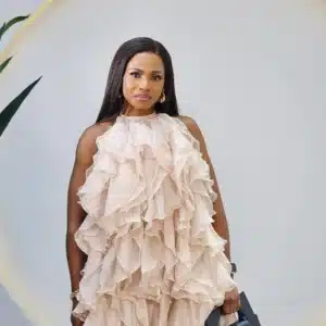 HALTER NECK RUFFLE DRESS - Image 7