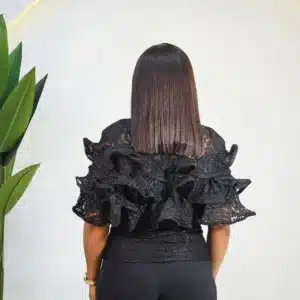 LACE RUFFLE CHEST TOP - Image 4