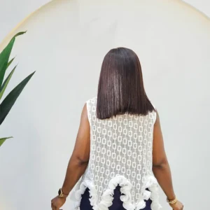 LACE RUFFLE HEM SLEEVELESS TOP - Image 5