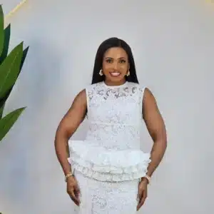 LACY PEPLUM SLEEVELESS DRESS - Image 3