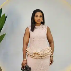 LACY PEPLUM SLEEVELESS DRESS - Image 4