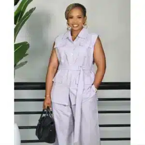 LINEN MILITARY JACKET & PANT SET - Image 4