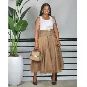 MESH SKATER SKIRT - Image 2