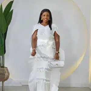 MIYAKI PONCHO BELTED DRESS - Image 2