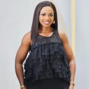 SLEEVELESS LACE LAYER TOP