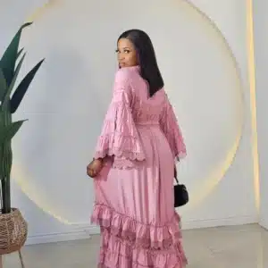 SWING LACE INSERTED HEM DRESS - Image 2