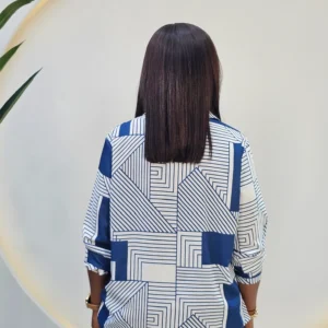 TIE STRIPE PATTERN SHIRT - Image 9