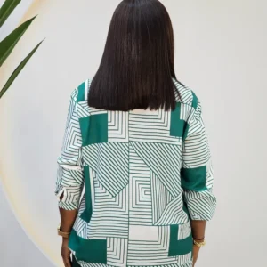 TIE STRIPE PATTERN SHIRT - Image 8