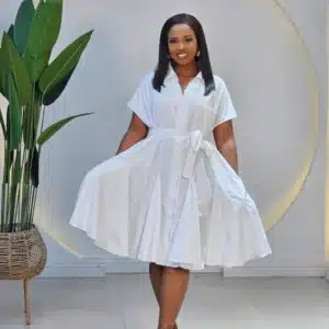 CASEMENT STRIPE DRESS