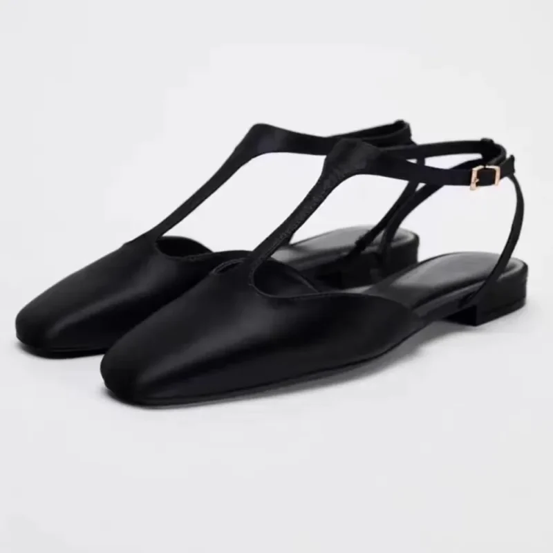 COVER STRAP FLAT SANDALS