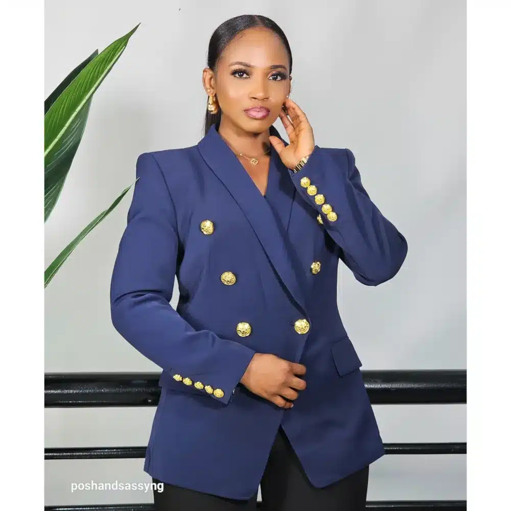 DOUBLE BREASTED BLAZER