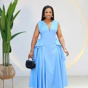 DOUBLE SIDE BOW CORSET SKATER DRESS 6629