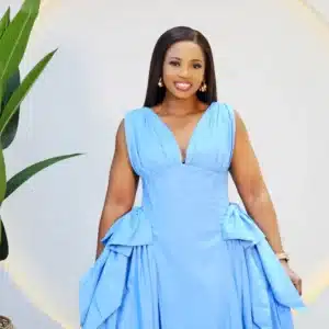 DOUBLE SIDE BOW CORSET SKATER DRESS 6629 - Image 4