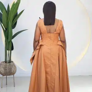 DOUBLE SIDE BOW CORSET SKATER DRESS 6629 - Image 9