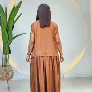 HIGH NECK ZIP HEM DRESS - Image 7