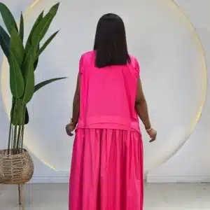 HIGH NECK ZIP HEM DRESS - Image 5