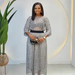 LACE PEARL SKIRT SET