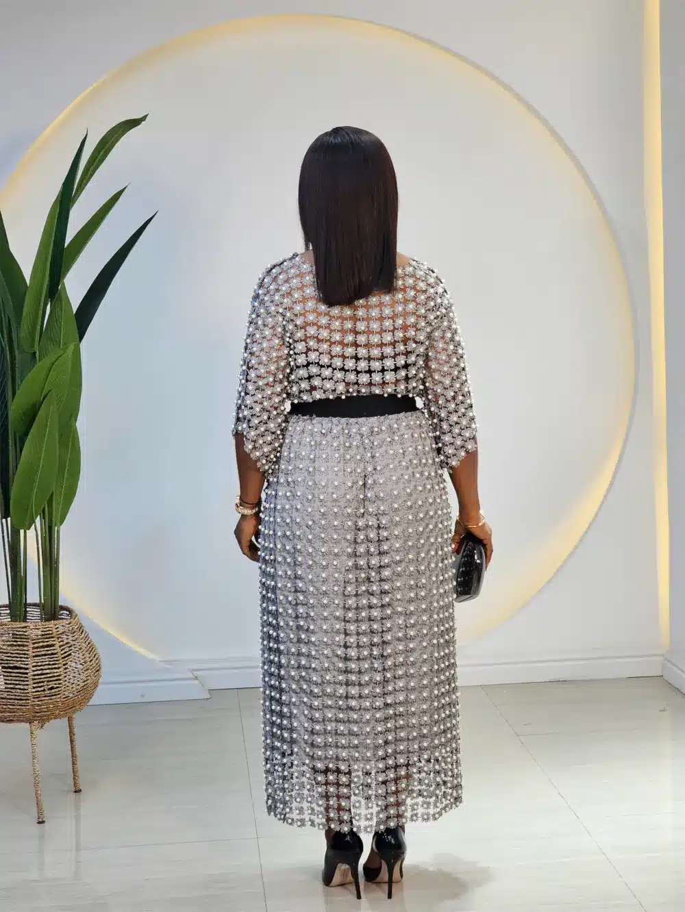 LACE PEARL SKIRT SET - Image 5