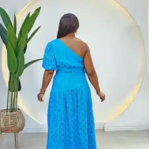 LACY MONO SLEEVE CUT OUT DRESS - Image 3