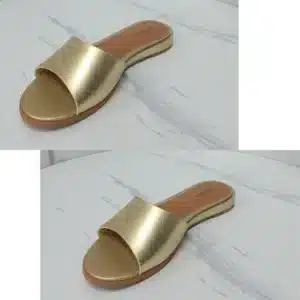 LEATHER TOP SLIPPERS - Image 2