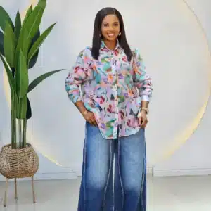 PRINT LONG SLEEVE SHIRT 8901 - Image 4